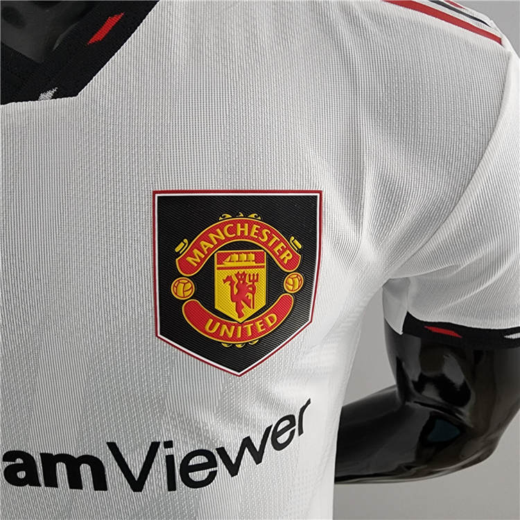 Manchester United 22/23 Away Kit White Soccer Jersey (Authentic Version) - Click Image to Close
